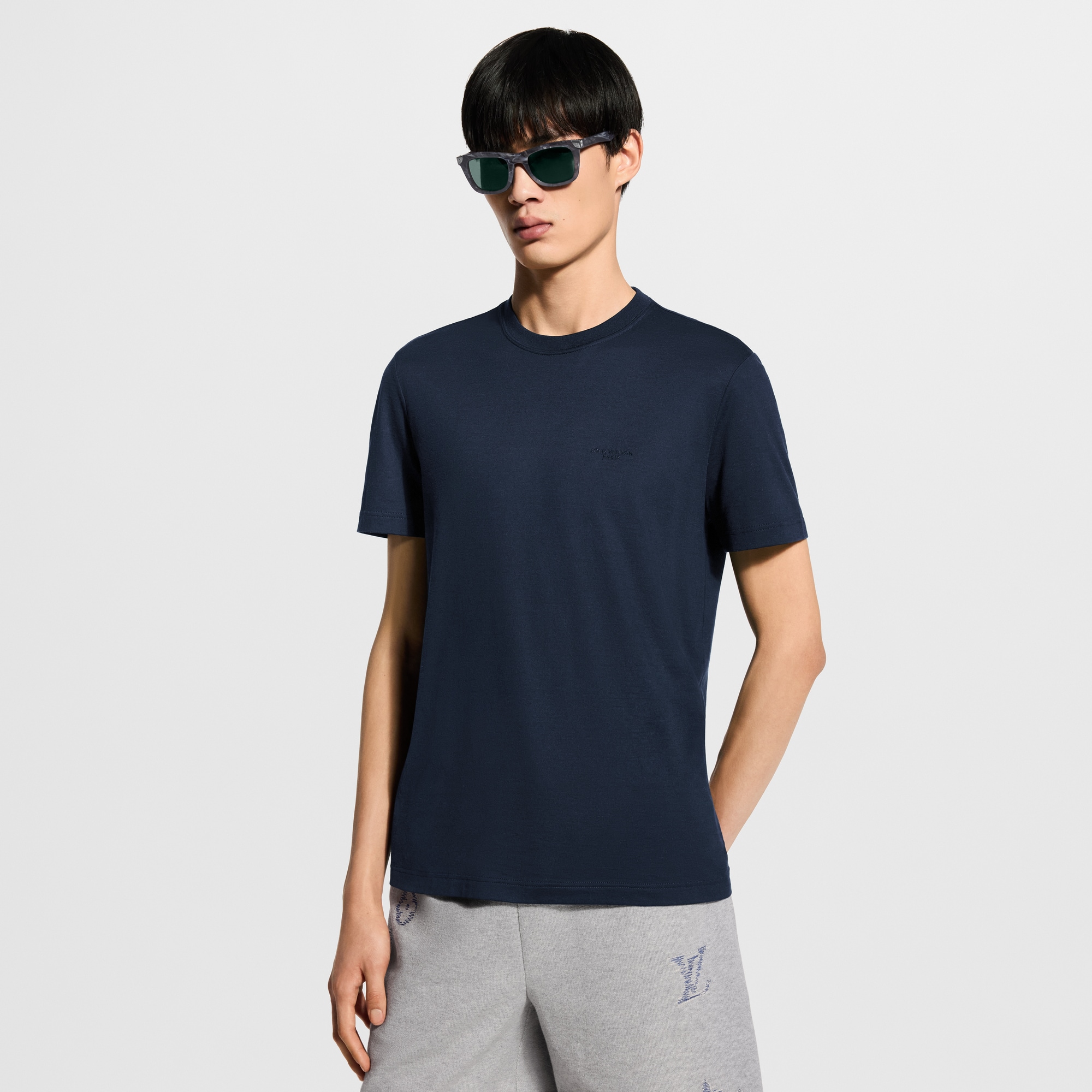 Short-Sleeved Signature T-Shirt - Men - Ready-to-Wear | LOUIS